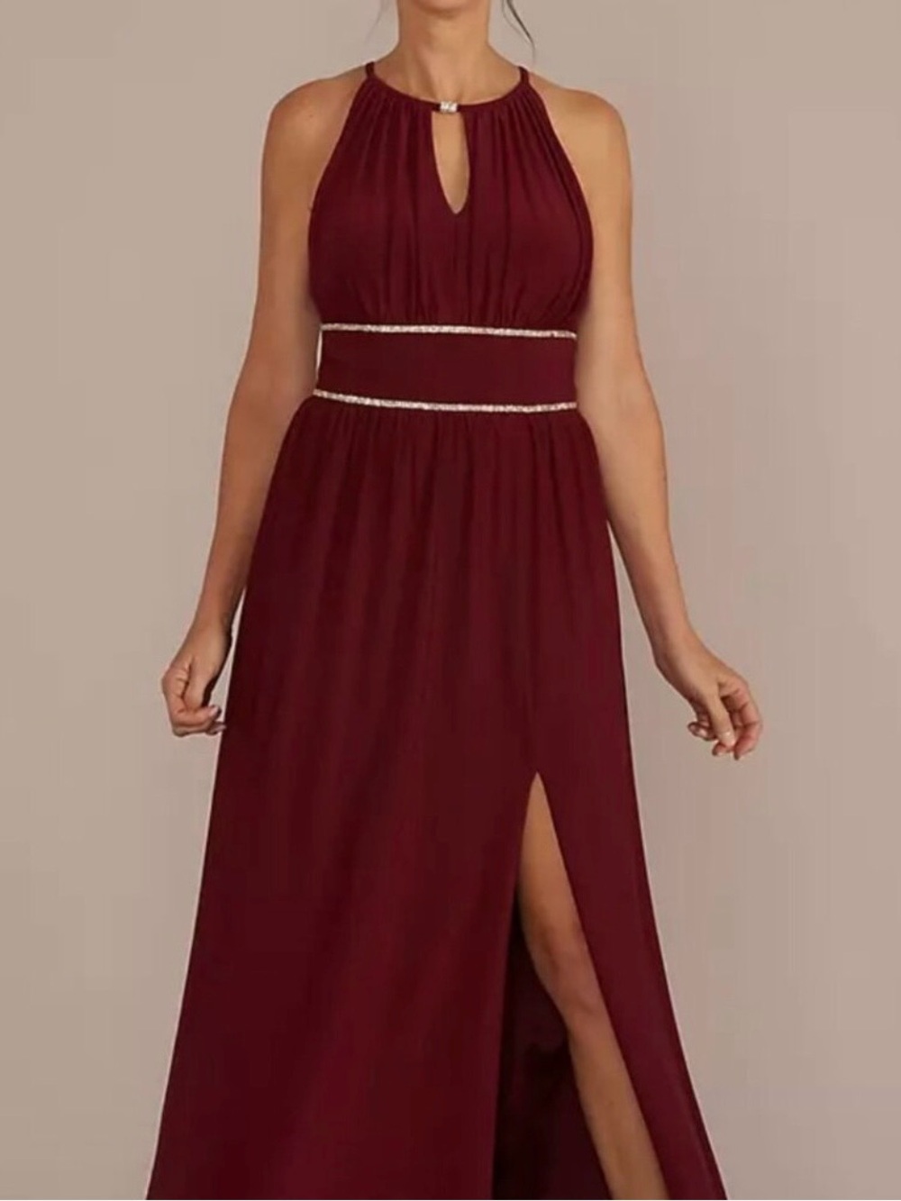 Oleg Cassini - David’s Bridal Elegant Evening Gown